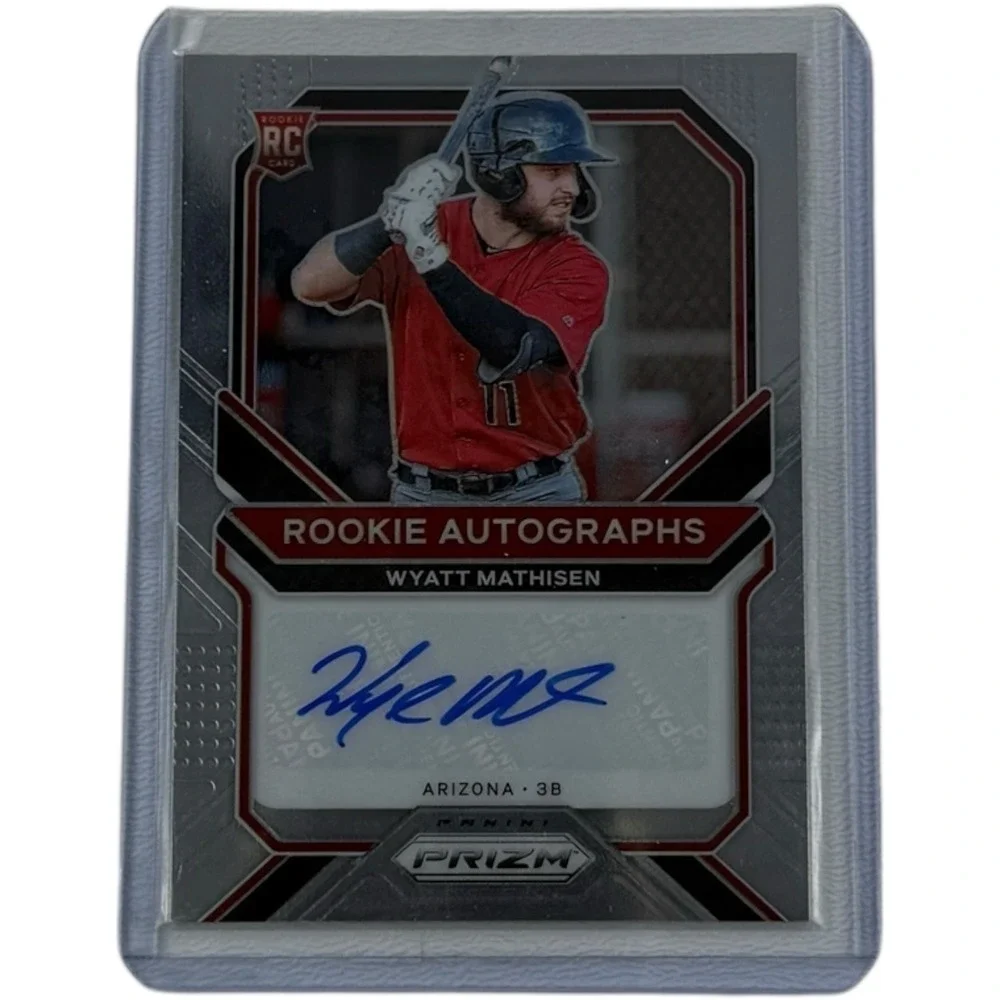 2021 Panini Prizm Wyatt Mathisen RC #RA-WM Rookie AUTO Diamondbacks